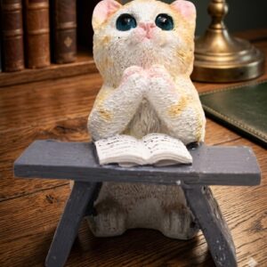 51705 (Cute Reading Kitty Decorative Showpiece)