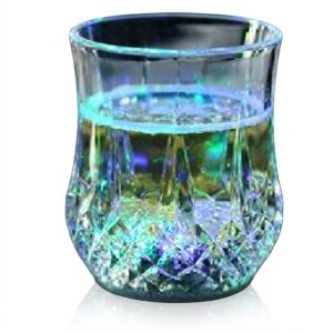 5264 ( Iridescent Crystal-Style Textured Glass Tumbler )
