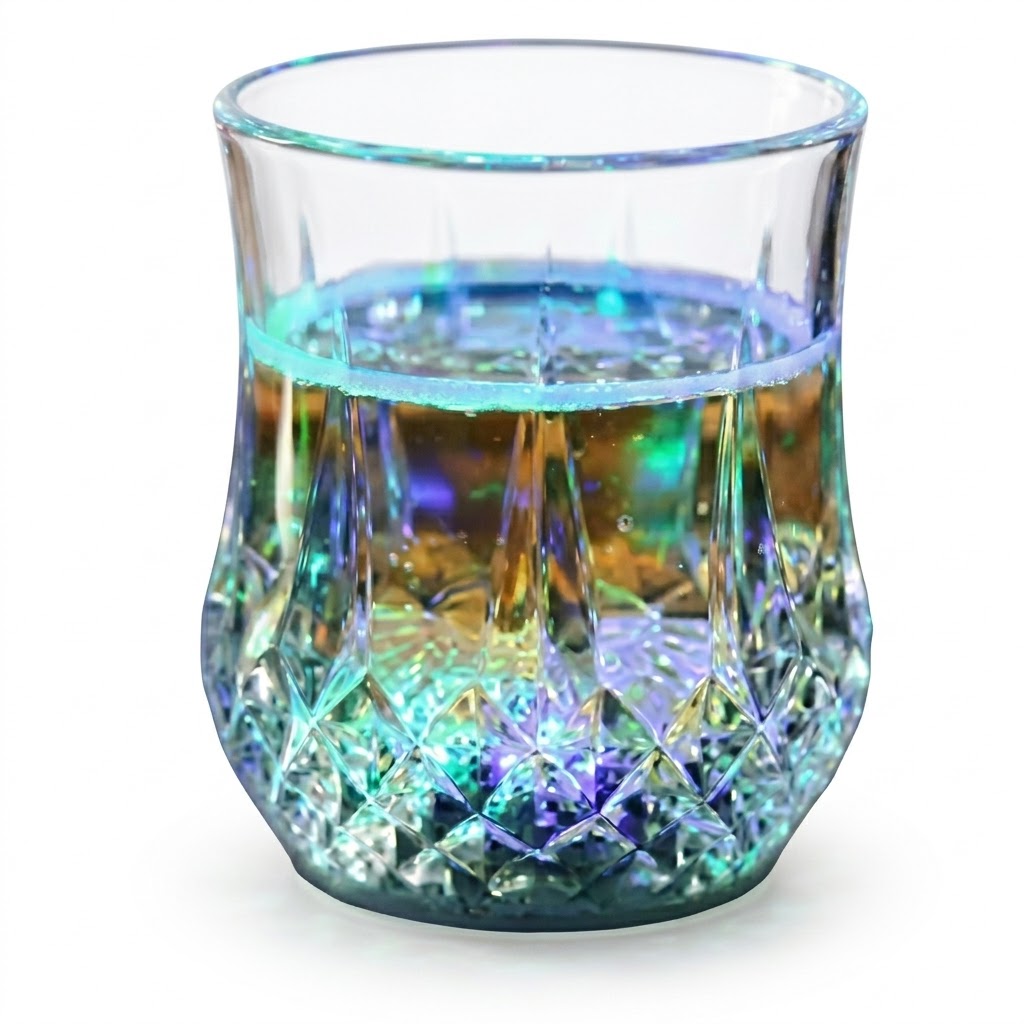 5264 (Aurora Prism Glow Crystal Whiskey Glass) - Image 2