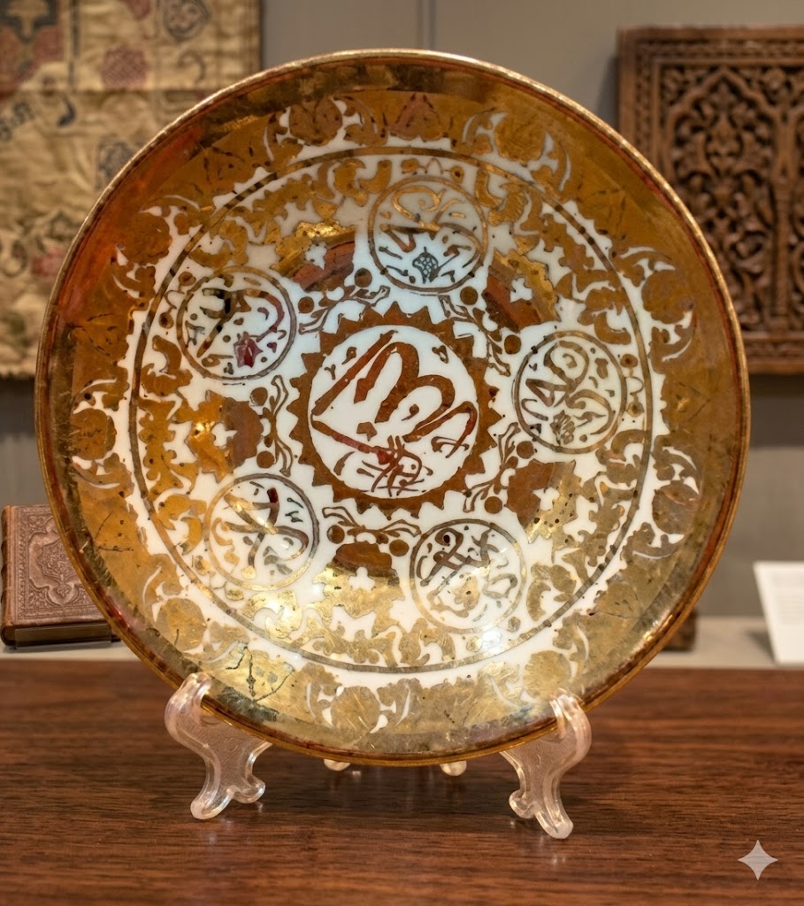 5494 (Traditional Islamic Calligraphy Decorative Plate)