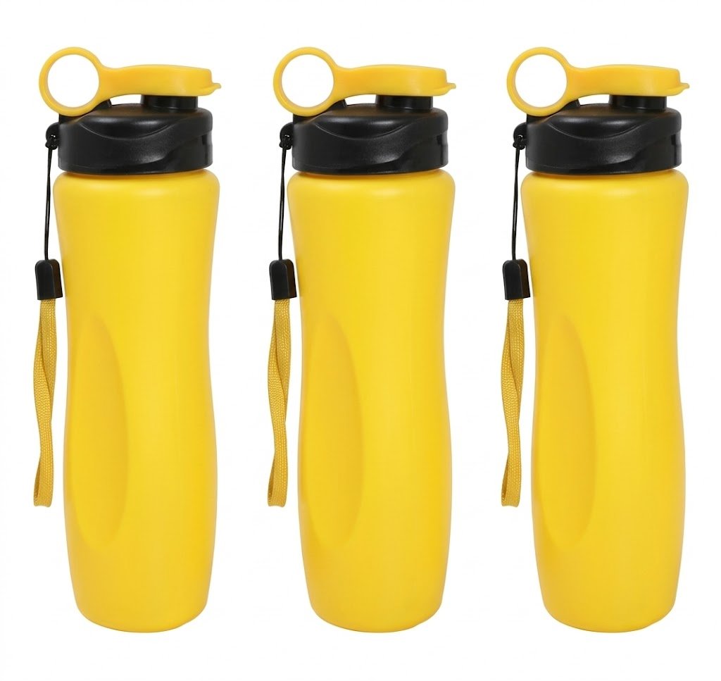 600 (SunnyGrip Premium Yellow Sports Water Bottle Set) - Image 2