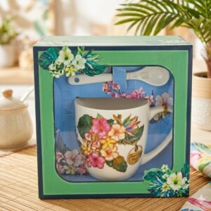 7019 (Tropical Bloom Elegance Mug Gift Set)