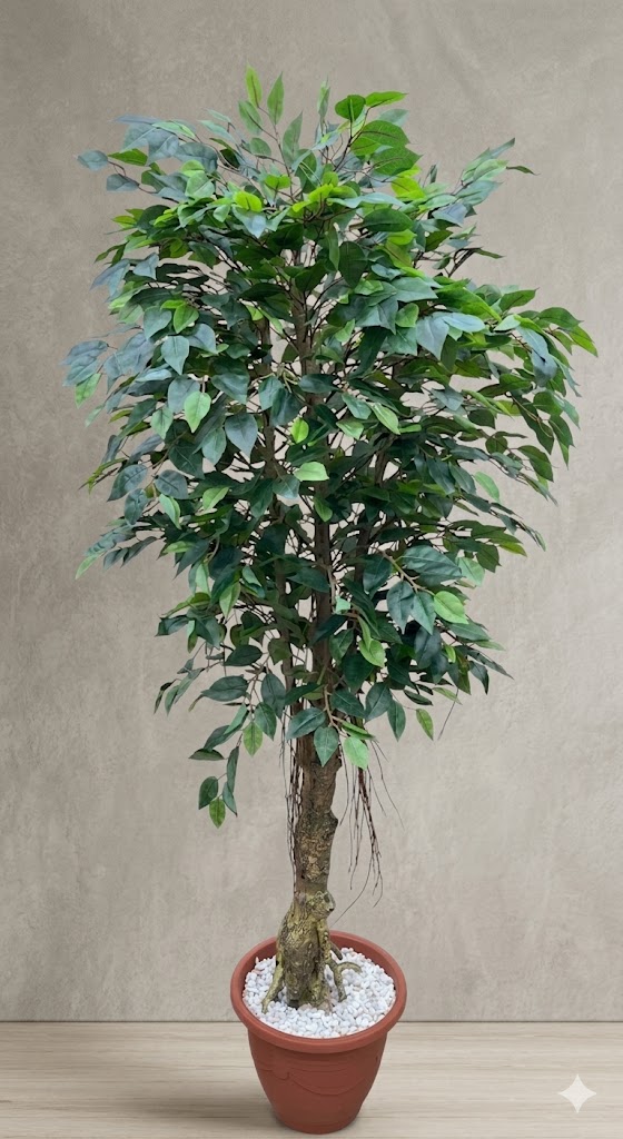 7298 (Premium Artificial Ficus Tree in Decorative Pot)
