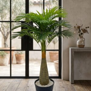 7307 (Stylish Artificial Areca Palm Plant in Designer Pot)