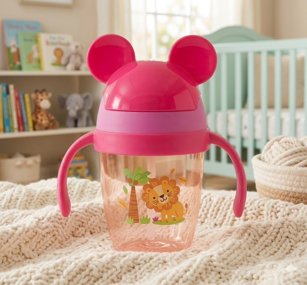 7322 ( Cute Baby Training Sipper Cup with Handles )