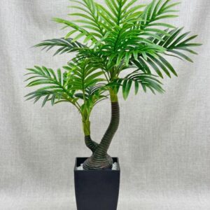 7347 (Modern Artificial Twin-Trunk Palm Plant)