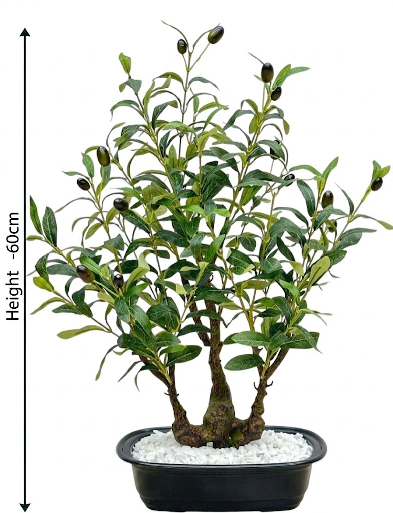 7374 (Artificial Olive Tree Bonsai Mediterranean Style Mini Tree) - Image 2