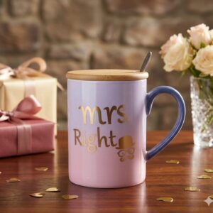 7449 (Mrs. Right Elegant Gift Mug Set)