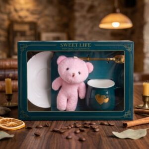 7723 (Sweet Life Teddy Mug & Keepsake Gift Set)