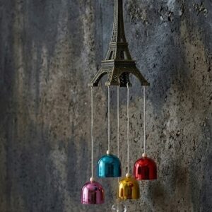 7898 (Eiffel Tower Multicolor Bell Wind Chime)
