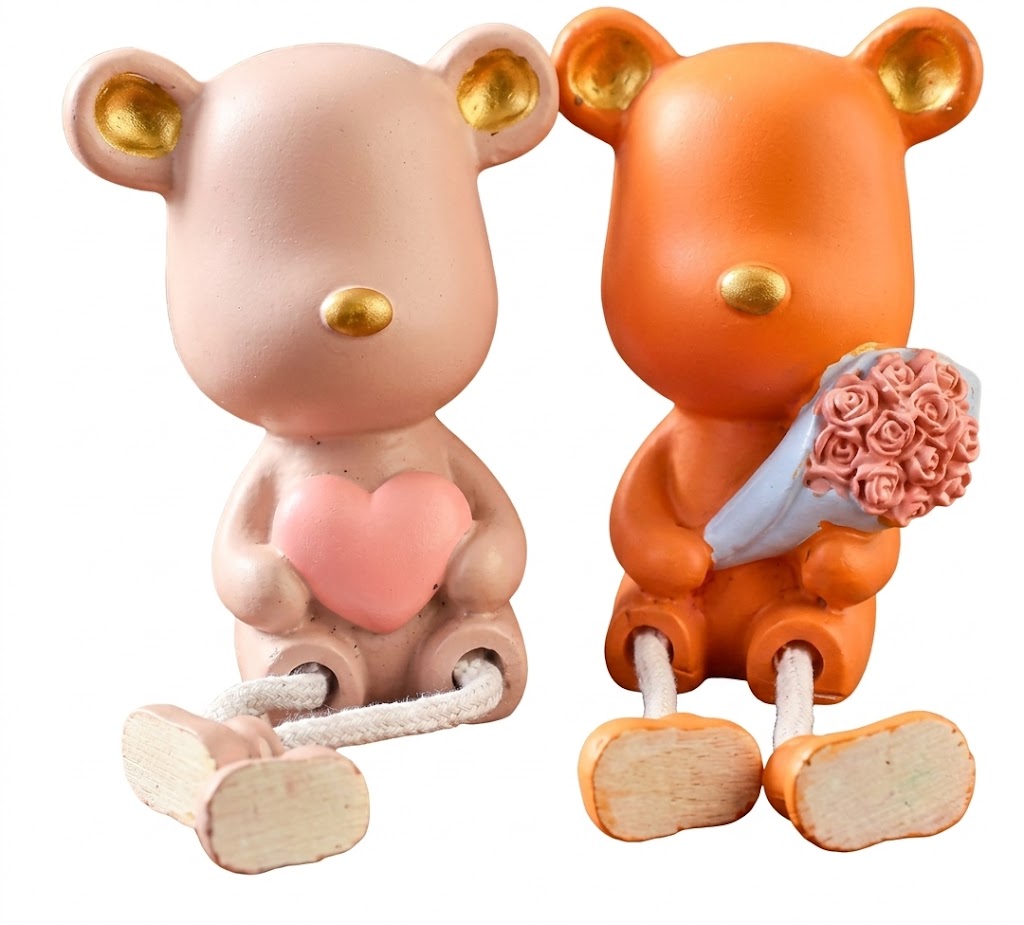 8185 (Sweet Harmony Bear Couple Figurines) - Image 2