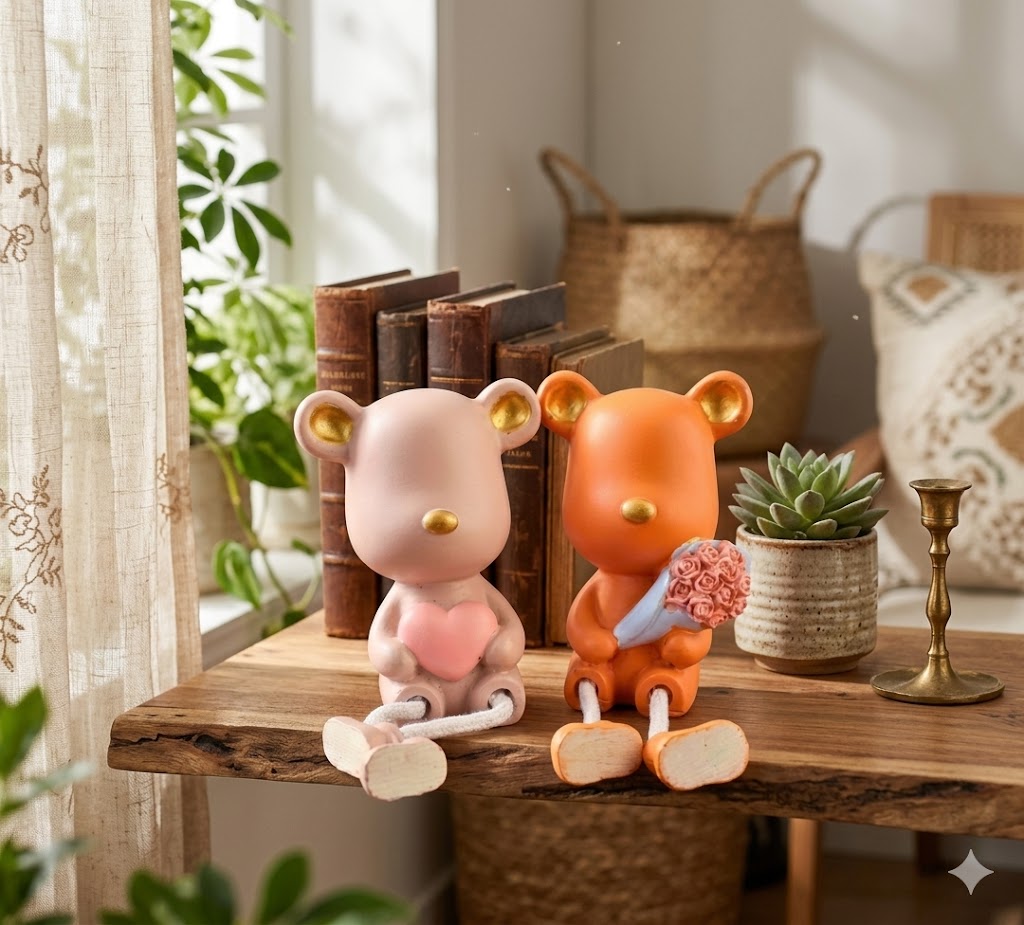 8185 (Sweet Harmony Bear Couple Figurines)