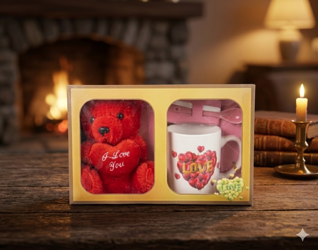 8237 (Love Bear & Mug Gift Set)