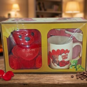 8240 (Romantic Love Teddy & Mug Gift Set)