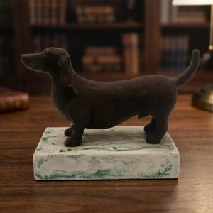 8413 ( Elegant Brown Dachshund Dog Decorative Showpiece )
