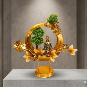 9CHAND ( Golden Crescent Buddha Table Décor )