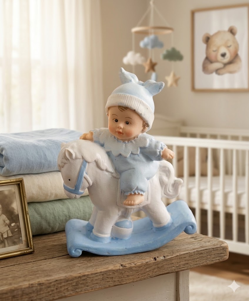 4577 (Gentle Dreams Baby Rocking Horse Figurine)