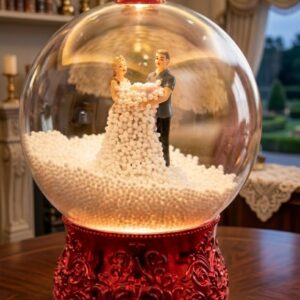 2122 (Eternal Love Wedding Snow Globe Keepsake)