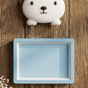 1891 (Cute Bunny Hanging Photo Frame – Happy Day Wall Décor)