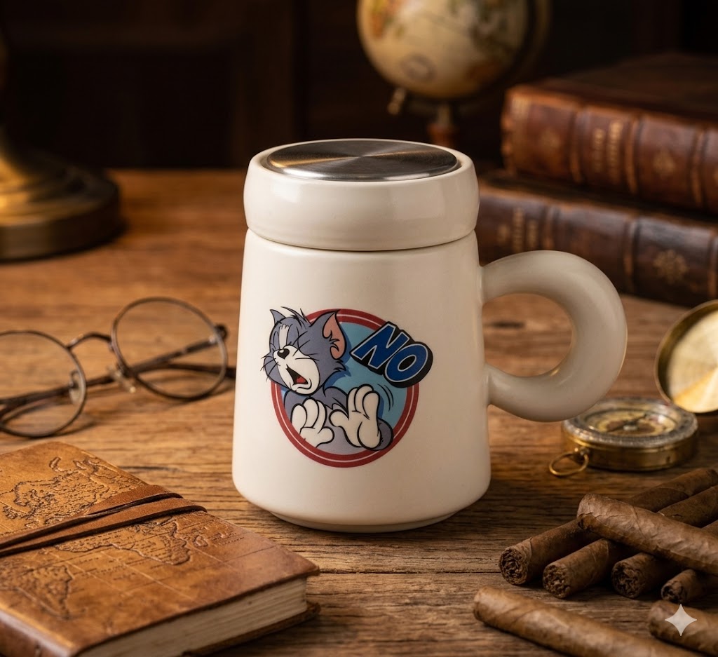 260 (“No Way” Cartoon Cat Ceramic Mug)