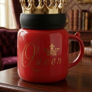 5388 (Royal Crown “Queen” Mug – Luxury Ceramic Coffee Cup)