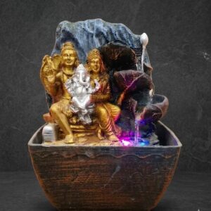 F NO 13 ( Shiv Parivar LED Water Fountain Showpiece )