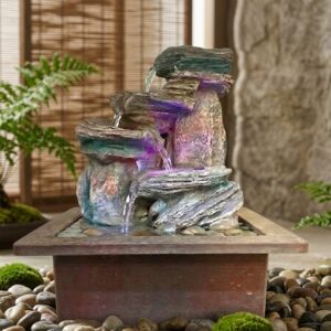 NC 7 NO ( Mystic Mountain LED Water Fountain for Home Décor )