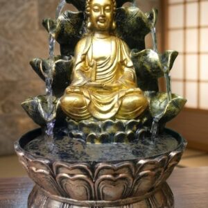 S G 73 NO ( Golden Buddha Meditation Indoor Water Fountain )