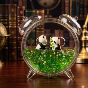 202 (Panda Dream Crystal Clock Décor)