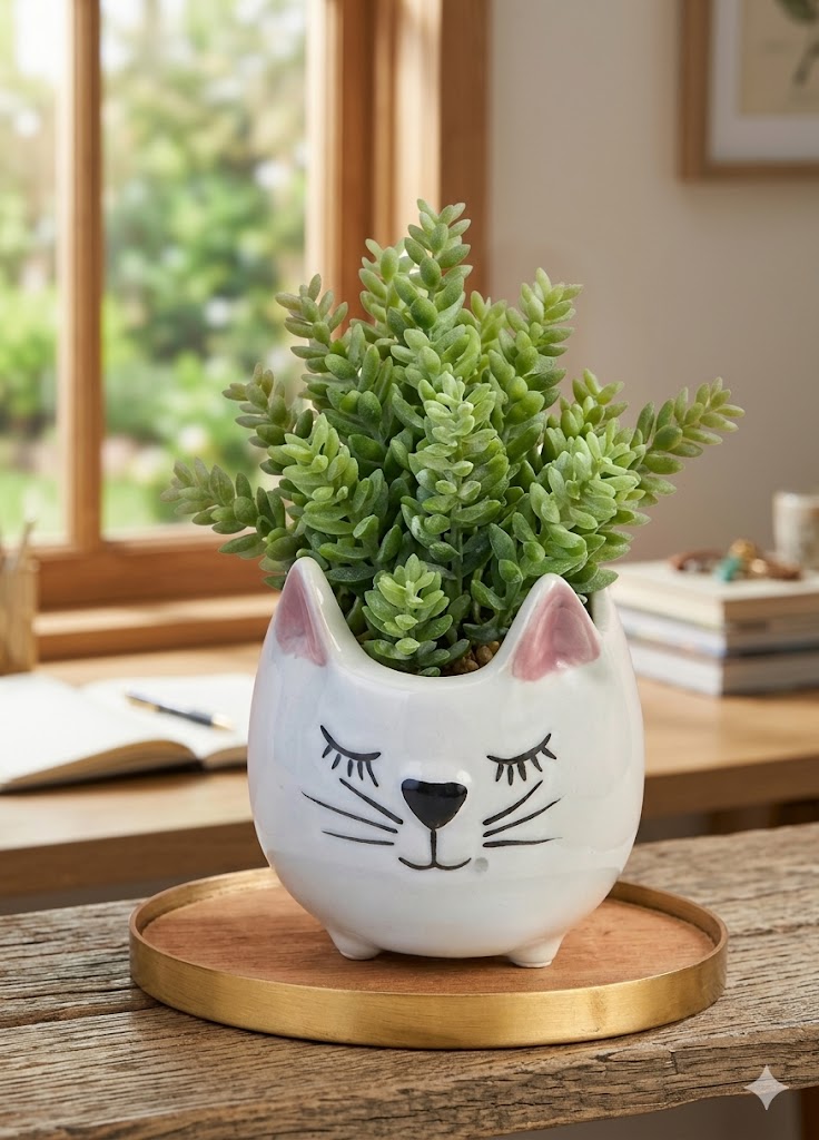 1020 (Whisker Bliss Succulent Planter)