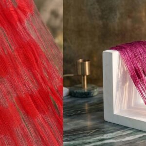 AR2910 ( Royal Magenta Decorative Thread Curtain Panel ) ( PcsCtn.200 )