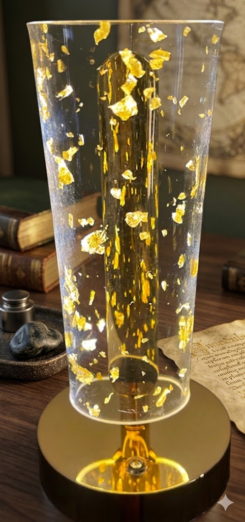 AR3355 ( Golden Flake Luxury Decorative Table Lamp ) PcsCtn.50