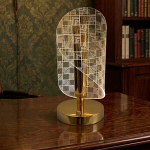 AR3359 ( Geometric Arc Acrylic Decorative Table Lamp )  PcsCtn.50
