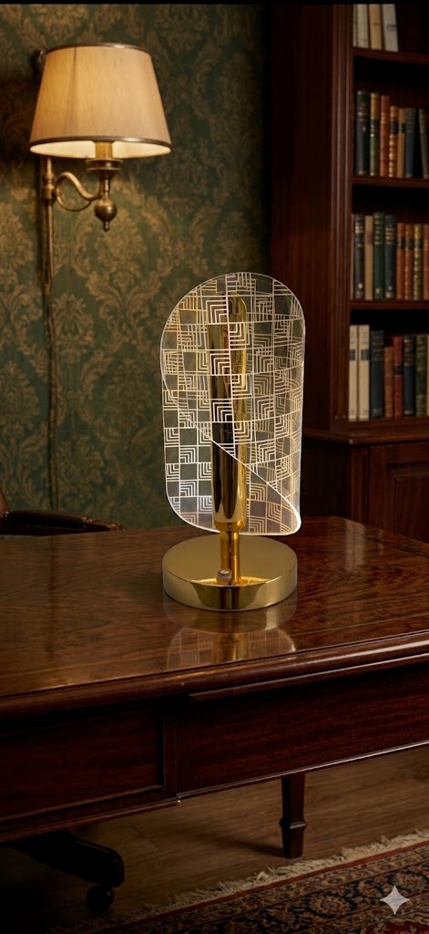 AR3359 ( Geometric Arc Acrylic Decorative Table Lamp ) PcsCtn.50
