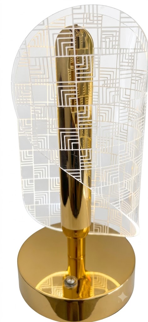 AR3359 ( Geometric Arc Acrylic Decorative Table Lamp ) PcsCtn.50 - Image 2