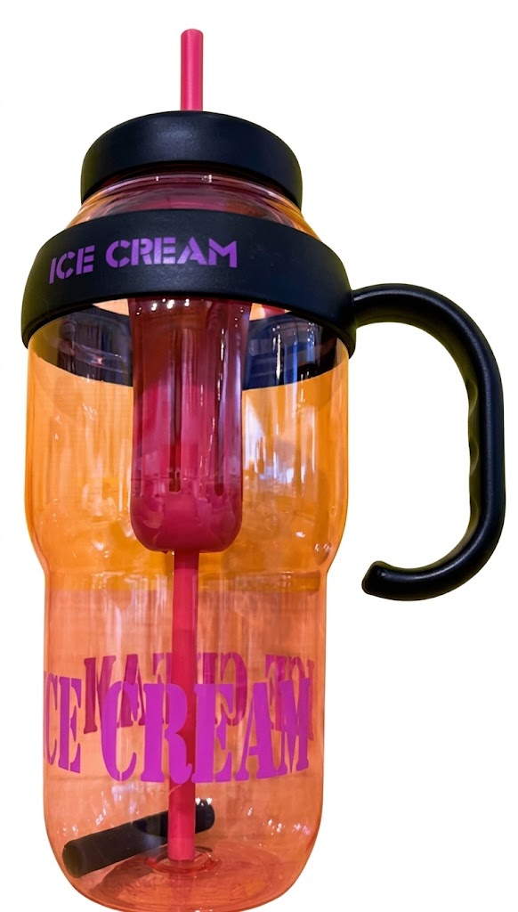 AR3439 ( Ice Cream Sipper Bottle with Infuser & Handle ) PcsCtn.50 - Image 2
