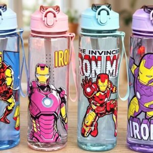 AR3466 ( Cartoon Printed Straw Water Bottle ) ( PcsCtn.100 )
