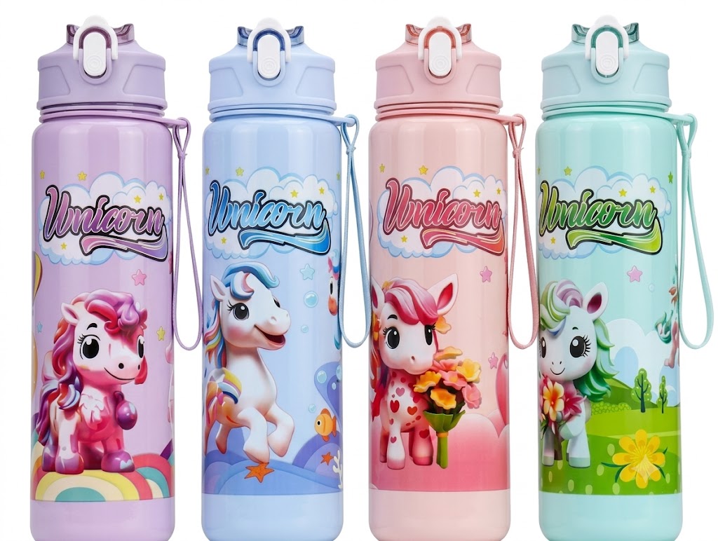 AR3490 ( Unicorn Magic Kids Sipper Bottle ) ( PcsCtn.100 ) - Image 2