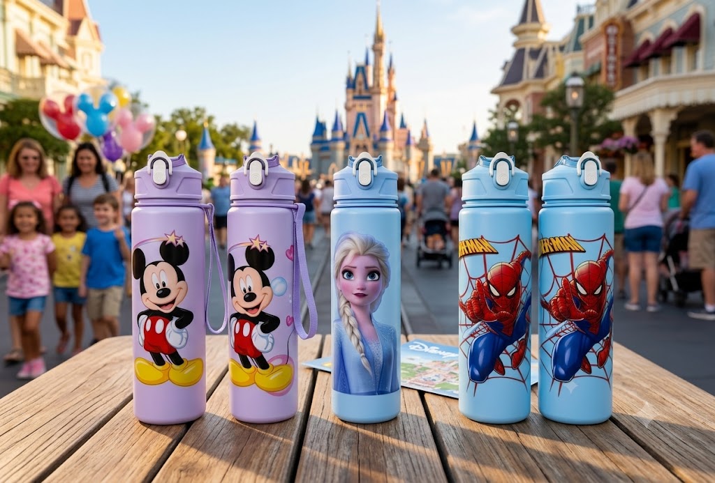 AR3493 ( Cartoon Character Kids Sipper Bottle ) ( PcsCtn.65 )