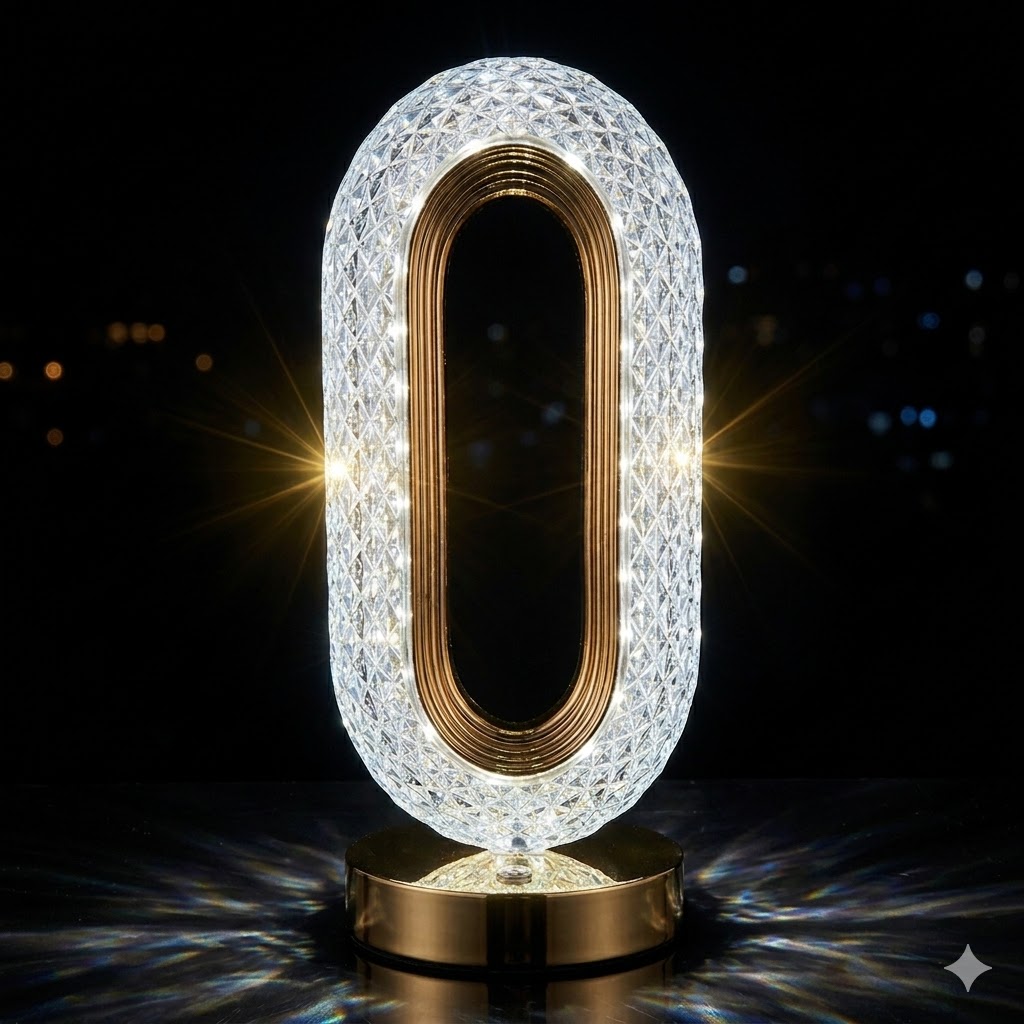 AR8730 ( Infinity Crystal Halo Table Lamp ) ( PcsCtn.80 )