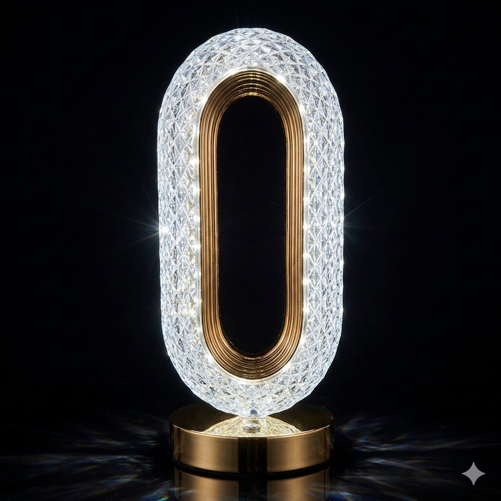 AR8730 ( Infinity Crystal Halo Table Lamp ) ( PcsCtn.80 ) - Image 2