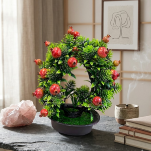 BB5555 ( Artificial Pomegranate Bonsai Tabletop Plant ) ( PcsCtn.144 )