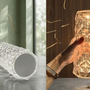PJ3489 ( Crystal Diamond LED Rechargeable Table Lamp ) ( PcsCtn.50 )