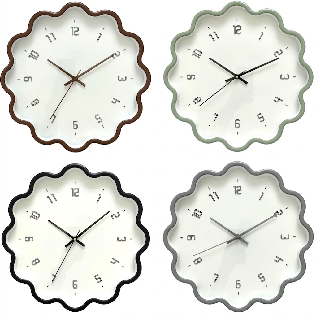 YS1588 ( BloomWave Decorative Wall Clock ) ( PcsCtn.20 )