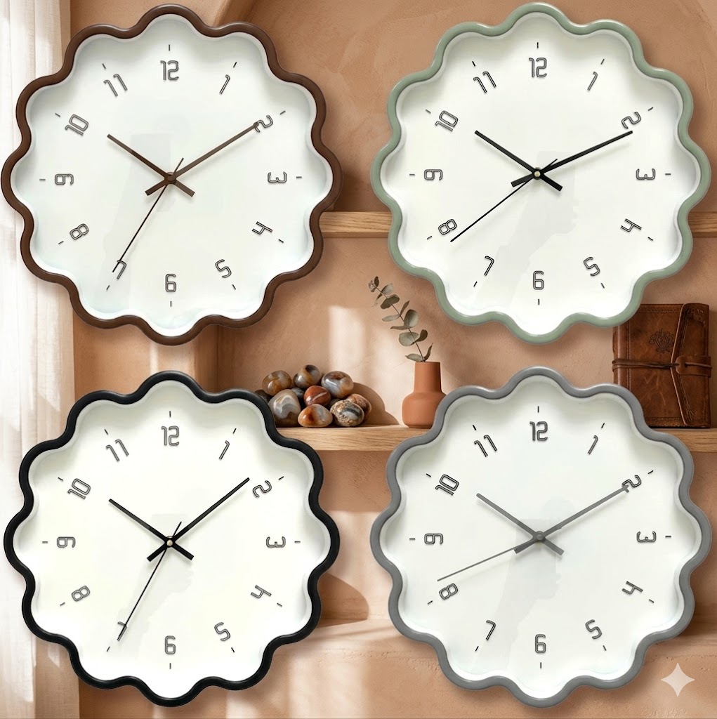 YS1588 ( BloomWave Decorative Wall Clock ) ( PcsCtn.20 ) - Image 2
