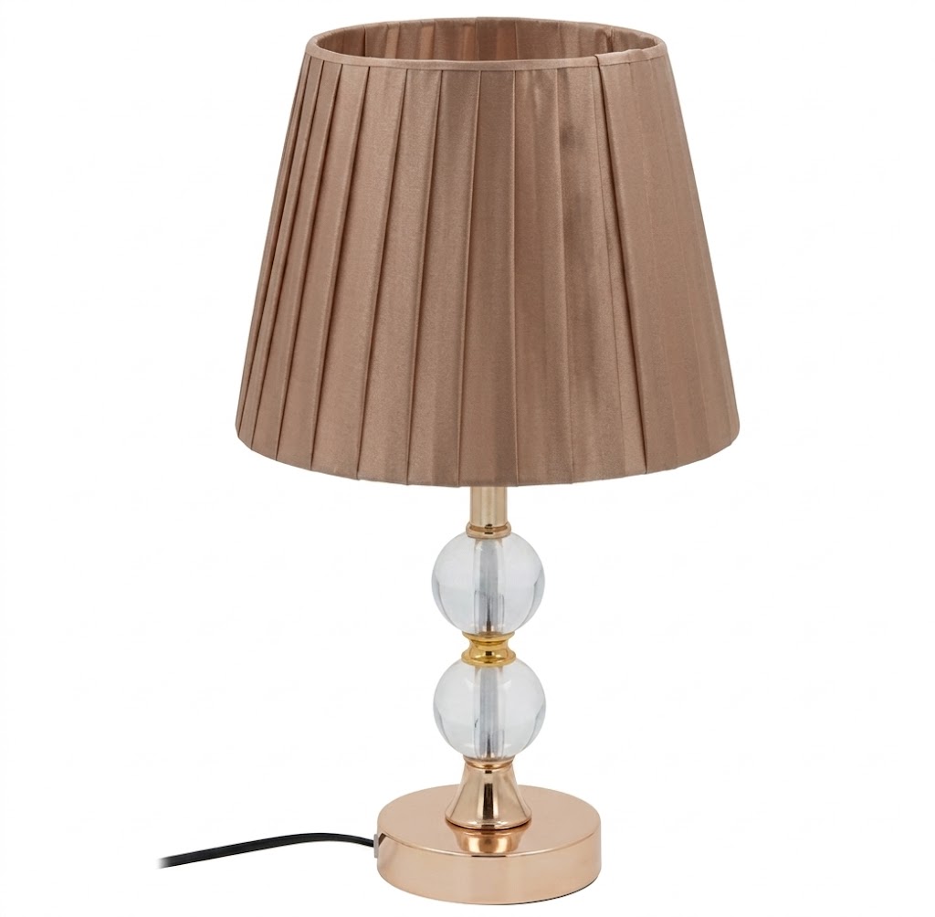 YS1618 ( Crystal Elegance Pleated Table Lamp ) ( PcsCtn.24 ) - Image 2