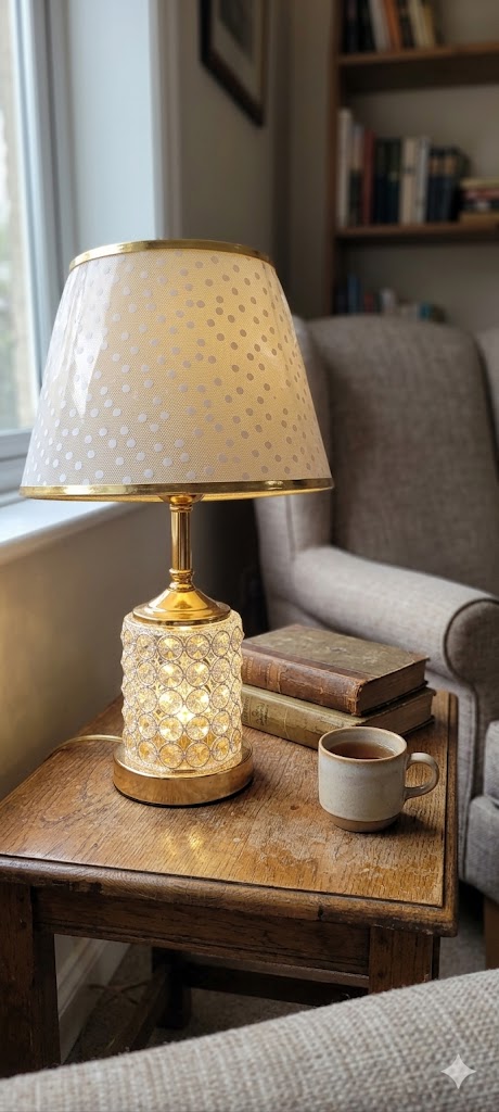 YS1622 ( Crystal Radiance Polka Dot Table Lamp ) ( PcsCtn.24 )