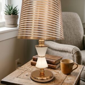 YS1623 ( Golden Stripes Modern Table Lamp ) ( PcsCtn.24 )