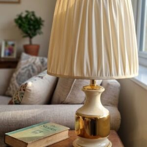 YS1625 ( Elegant Cream and Gold Table Lamp ) ( PcsCtn.24  )