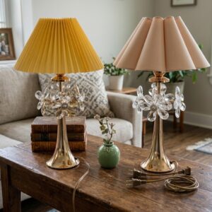 YS1626 ( Floral Crystal Accent Table Lamps ) ( PcsCtn.12 )